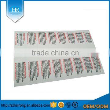 Custom Slik Screen Printing Color Logo Strong Glue Self Adhesive Label photo-4