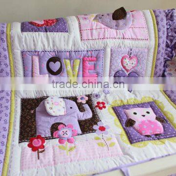 make-to-order bedding set for baby girl