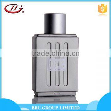 BBC Metallic Series-MF001 China men cosmetic silver glass bottles natural bulk perfume