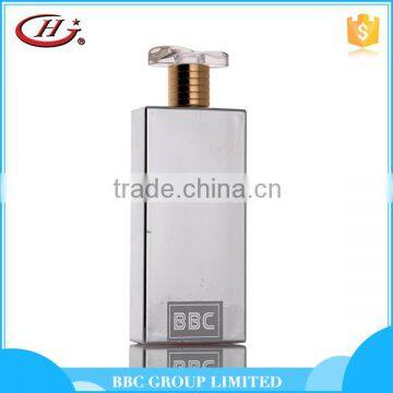 BBC Metallic Series - MF012 Cheap new design elegant silver glass bottles natural body spray perfume