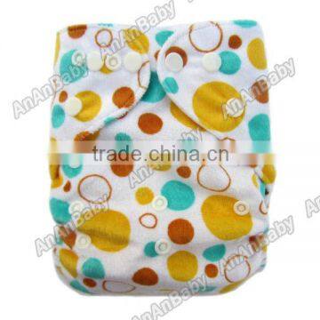 Minky Prints Baby Cloth Diapers Washable Diaper Nappies