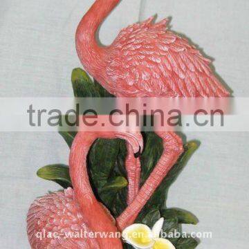 Polyresin flamingo.