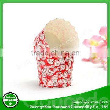 Best Quality Custom Greaseproof Rectangular Paper Cupcake Liners photo-2