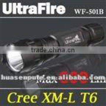 WF501B XM-LT6 5Mode 600Lumen White Light LED Torch Flashlight