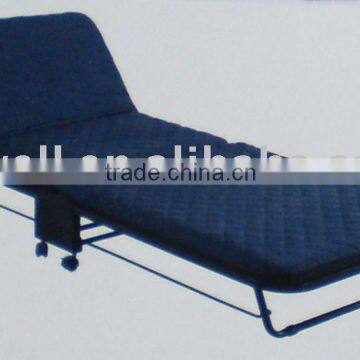 Folding metal bed