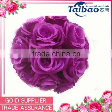 Factory direct home decoration purple decoration flower ball