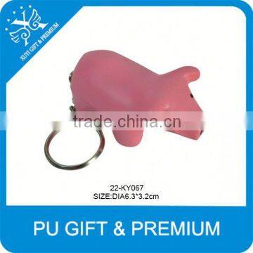 Eco-friednly 3D Custom soft pu keychain