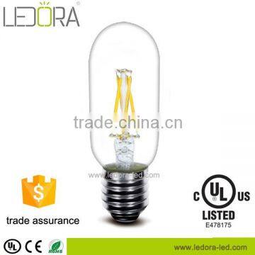 220 Voltage higher lumen T45 warm white filament bulbs led