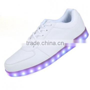 Fashion Men Women 7 Color LED Luminous Sneaker Light Up Lace Unisex Casual Sportswear Led Shoes