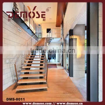 building indoor steel stair railing wood staircase designs