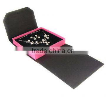 cardboard paper necklace box with magnetic box