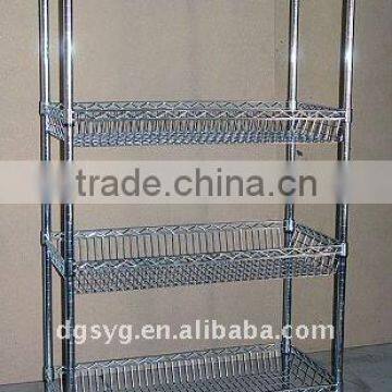 Metal freezing Chrome Wire Mesh Shelf for Commercial Use or Kichenroom