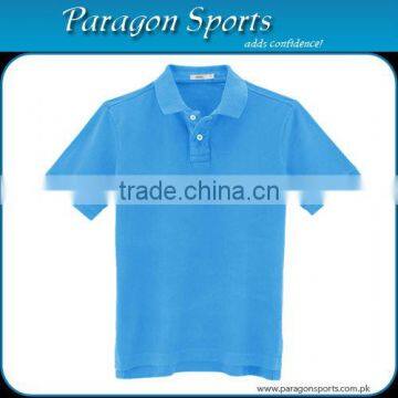 cotton men polo t-shirt with collar