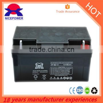 rechargeable 12v 80ah deep cycle battery solar, vrla battery manufacturer