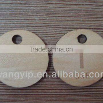 40mm hand made wood button