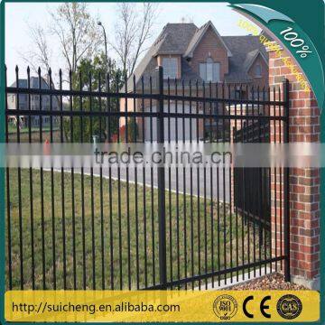 Guangzhou factory Free Sample Steel Heavy Duty Palisade Euro Fence