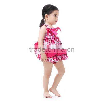 2016 Baby Girls Floral Swing Top&bloomer Set,wholesale Carters Baby Clothes photo-2