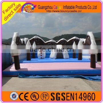 Used commercial inflatable snowman bouncer for sale, jumper bouncer house, outdoor bouncy castle