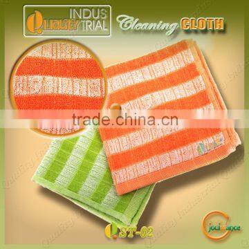 New year promotion wuxi market best sale hotel microfiber towel with printed logo with strong cleaning capacity