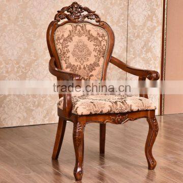 Hot sell and most comfortably dining chair replacement seats wooden easy chair