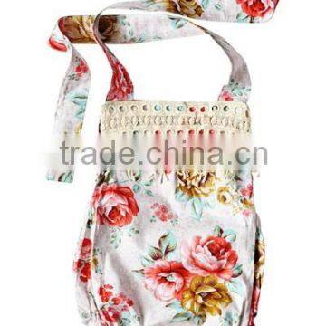 Good Quality but Cheap Price Boho Chic Halter Bubble Romper - Daisy Days