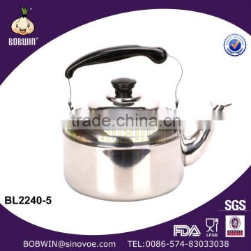 New product highly polished stainless steel tea pot