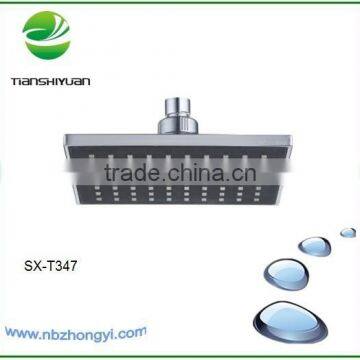 Rain shower head plastic and chromed shower head square shower head led shower heads