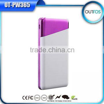 18650 portable charger battery 8000mah cheap wholesale power bank for all mobile phone