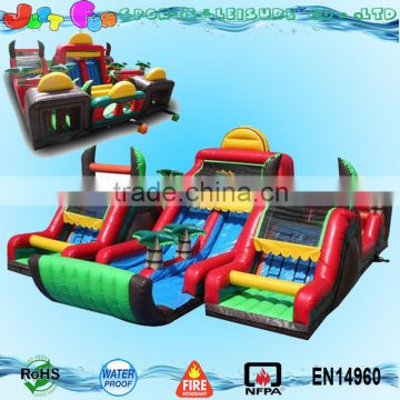 Blue lagoon adults and kids inflatable obstacle course for sale                        
                                                                                Supplier's Choice