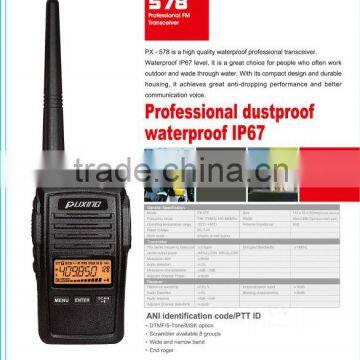 IP67 Transceiver PX-578 UHF/VHF 5W photo-2