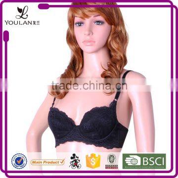 China Manufacturer Cute Hot Lady 3/4 Cup Breasts Of Women Without Bra