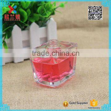 Hot Selling 3 oz Clear Glass Perfume Bottle With Pump Sprayer