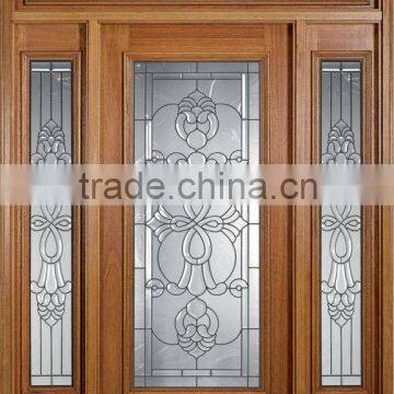 Full Lite Glass Exterior Wooden Doors Design 2013 New DJ-S9005MSTHS