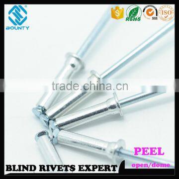 HOT SELLING OPEN END MANUFACTURER TRUSS HEAD ALUMINUM STEEL POP PEEL TYPE RIVETS photo-4