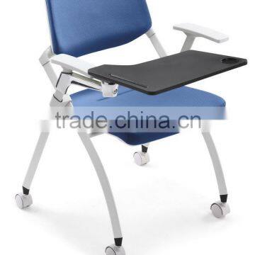 China Wholesale Metal Conference Folding Chair With Writing Pad for Office-1795D Folding Chair Parts photo-2
