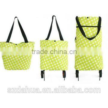 Foldable Trolley Shopping Bag Eco-Friendly Non Woven Foldable Bag