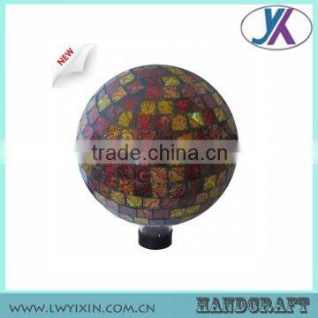 High quality 10" mosaic clear 100 wholesale clear christmas glass ball