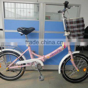 20" pink foldable bike SH-FD019