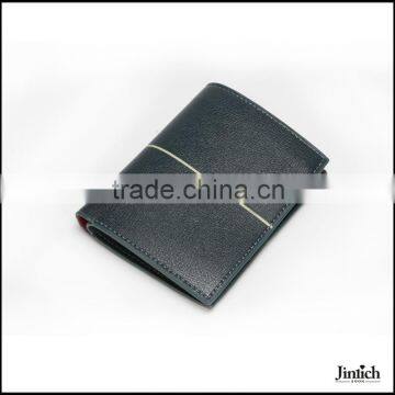 2016 Customized Top Grain Bifold RFID Mens Leather Wallet photo-4