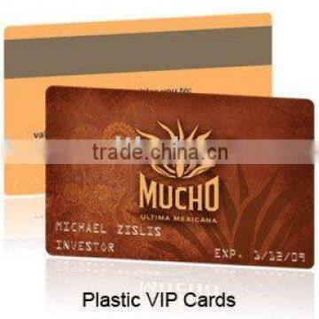 Plastic Magnetic strip card