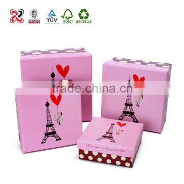 Hot Pink Cardboard Gift Boxes
