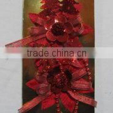 red christmas decoration flower