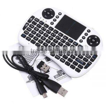 ACEMAX Keyboard for tv Box Rii i8 Mini Wireless Keyboard With Touchpad Fly Air Mouse Combo Teclado Rii i8 Mini 2.4ghz Wireless photo-4