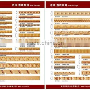 Decorative Cnc Wood Carving Carved Wood Moulding Craft