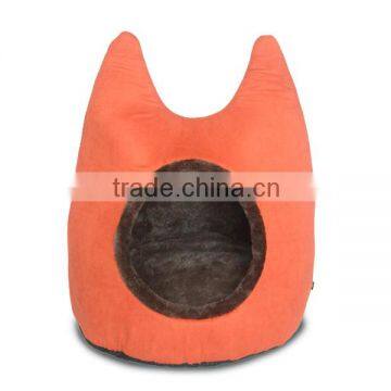 Wholesale soft warm velvet dog sleeping bag cat bed