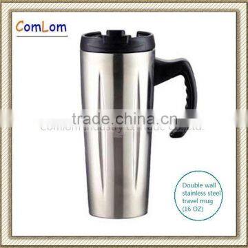 16 OZ double wall stainless steel travel mugs