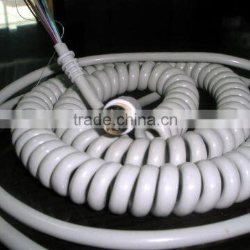 High current OFC Spiral Cable with plug China Manufacturer OEM