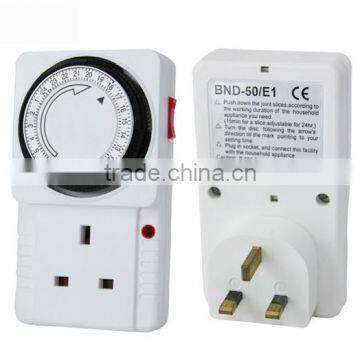 Greenhouse Hydroponic Accessory mechanical timer/24 Hour Plug-in Timer/mini mechanical timer