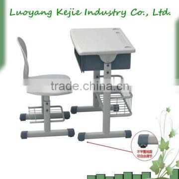 school desk and chair,classroom table and chair/heigh adjustable modern student desk