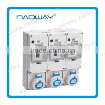 Outdoor Circuit breaker distribution box 32A Gold supply Nadway